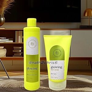 Bath And Body Works GLOWING FRUIT ENZYME BODY POLISH AND BODY WASH.  New